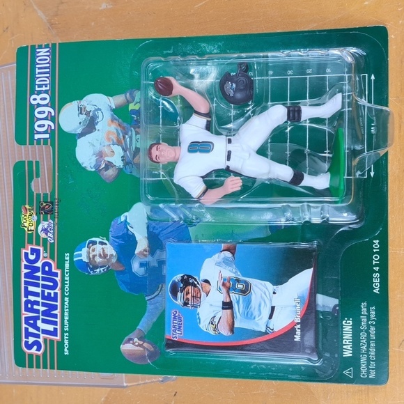Lot of 2 Mark Burnell Jacksonville Jaguars 1998 & 1997 sports collectible figure - Picture 2 of 12